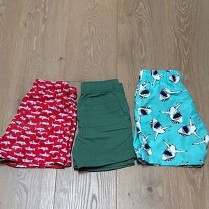 Janie&Jack (left),Crewcuts (middle) I.I (right) Size 4-5 Swim Shorts Set.